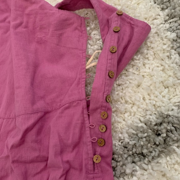 Free People NWOT Cotton One-Shoulder Jumpsuit - Picture 2 of 6